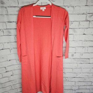 Lularoe Orange Sweater Jacket